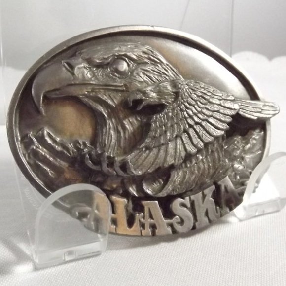 Alaska Pewter Siskiyou Belt Buckle - Picture 3 of 10
